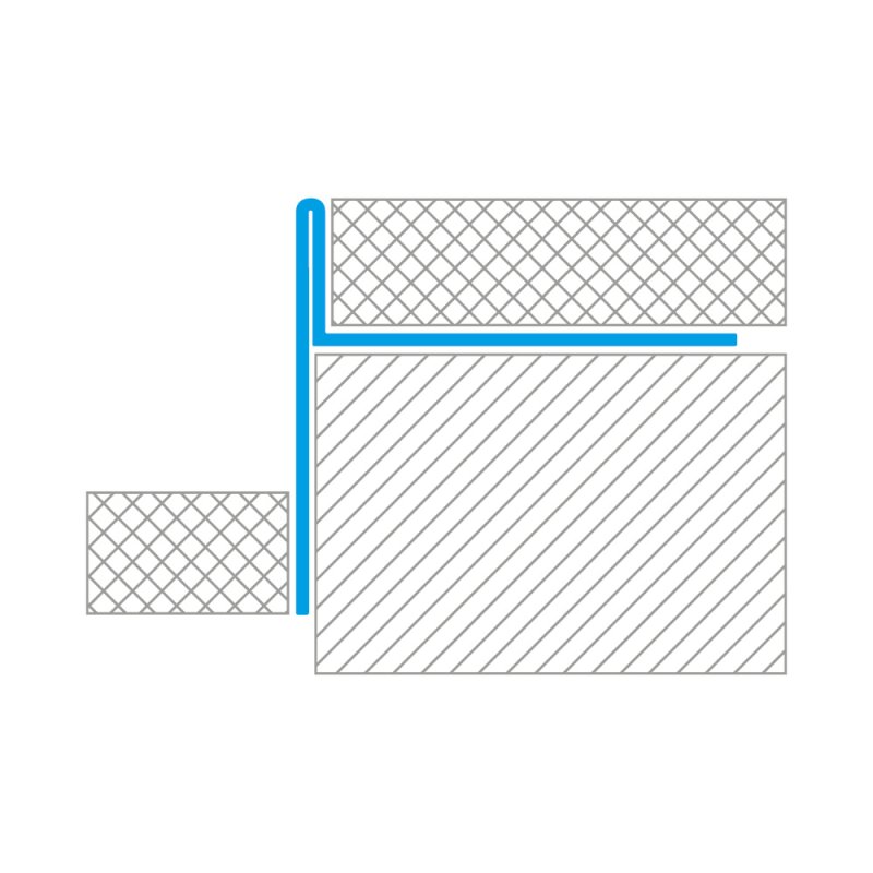 Gefällekeil 2% BODEN/BODEN 10x2000mm RECHTS