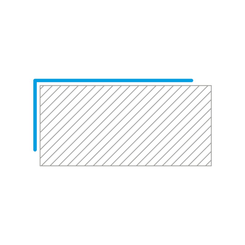 Eckschutzwinkel ALU eloxiert SILBER matt 15x30x2000mm