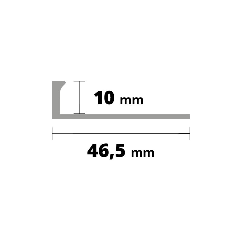 L ALU natur DRAINAGE XL 10x2500mm