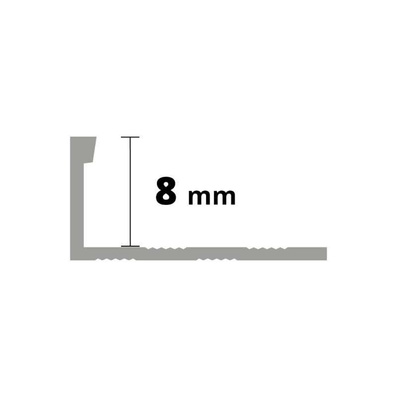 ALU natur 1,8 mm ECO FLEX BIEGBAR 8x2500mm