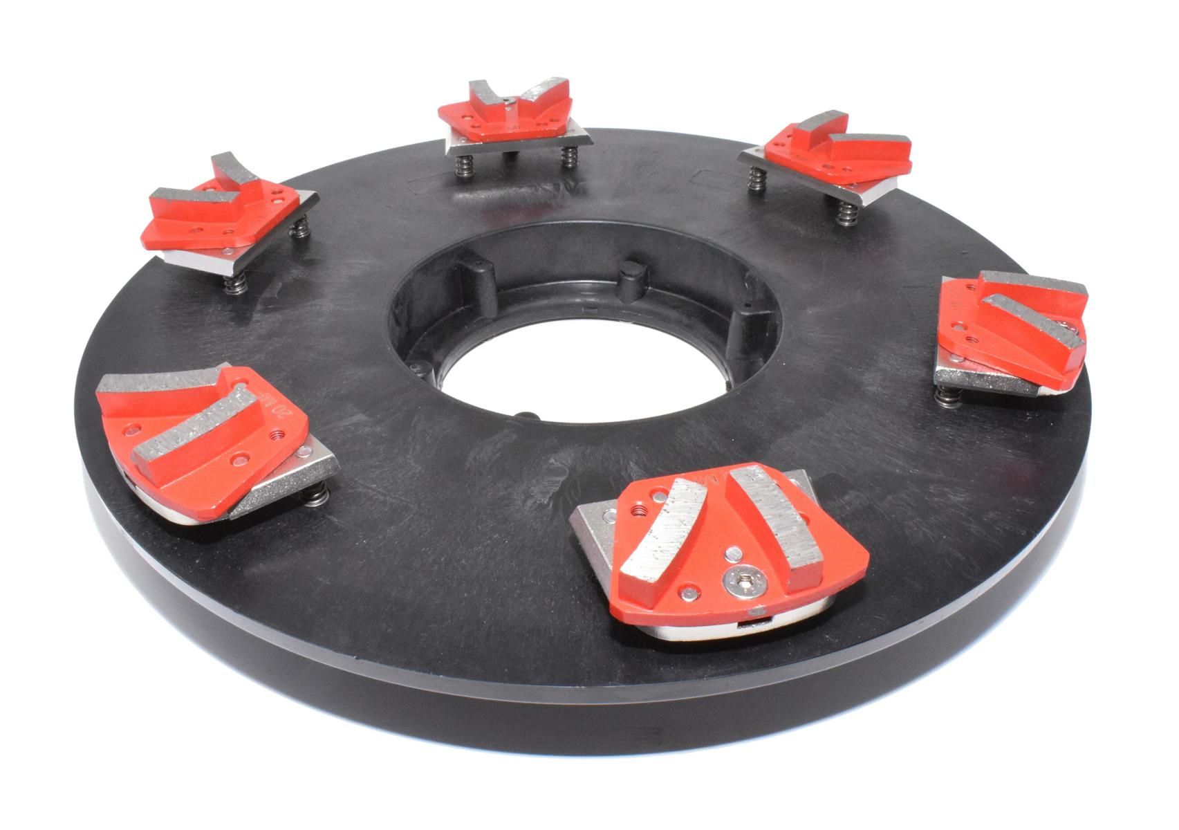 Treibteller mit federgelagerter Magnetaufnahme