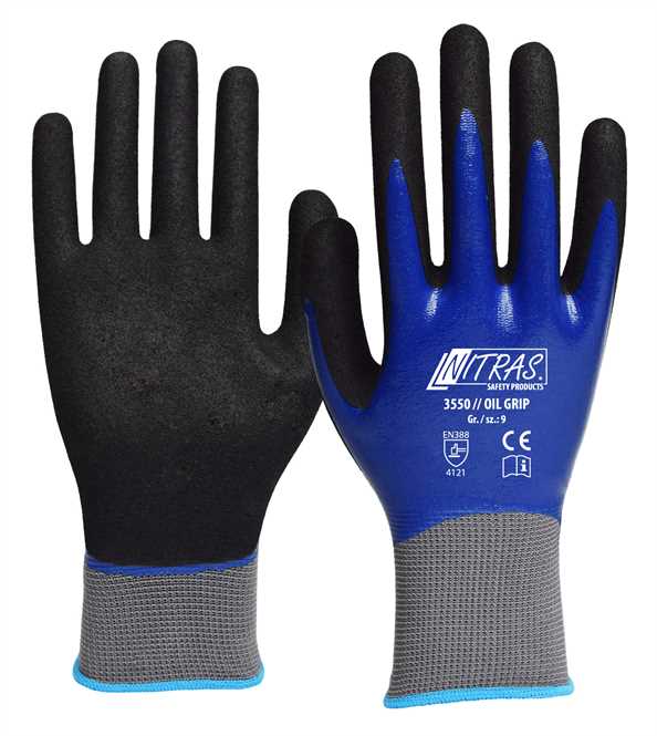 NITRIL-STRETCH HANDSCHUH VOLLBESCHICHTET GRIP