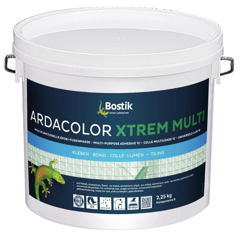 Bostik Ardacolor Xtrem Multi 2K Epoxi-Fugenmasse - 5,5 kg (Restposten) "Kristallgrau"
