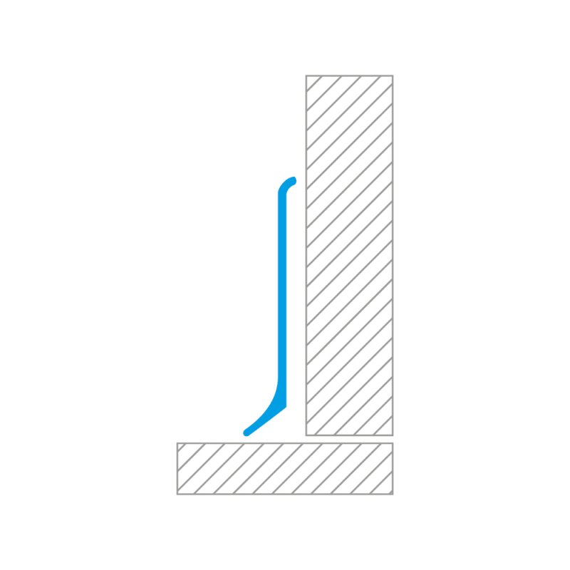 Sockelleiste ALU eloxiert 40x2700mm