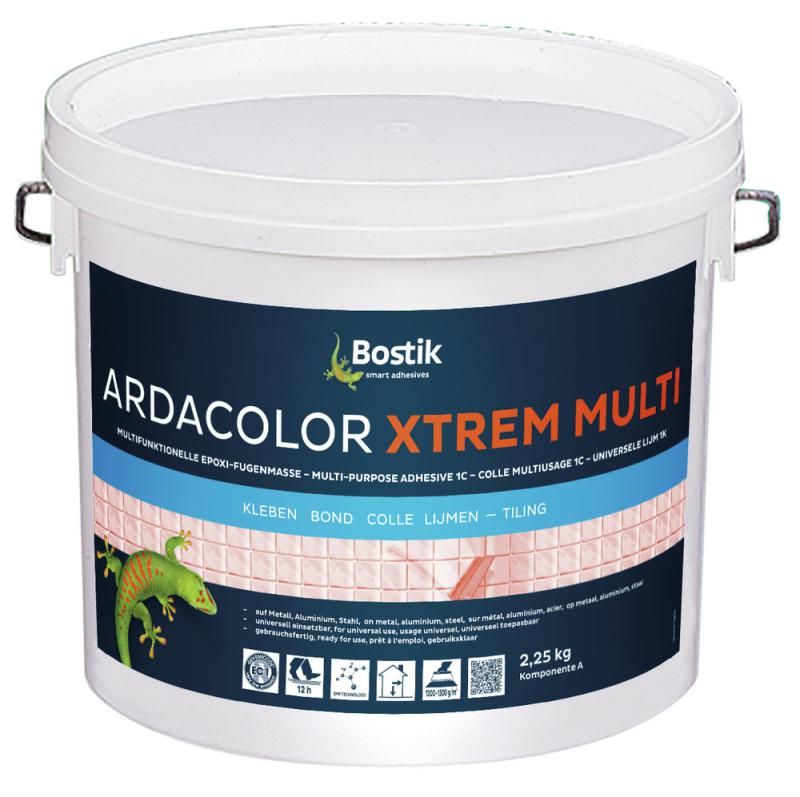 Bostik Ardacolor Xtrem Multi 2K Epoxi-Fugenmasse - 5,5 kg (Restposten) "Kristallgrau"