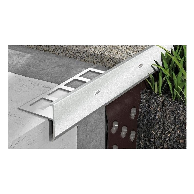 T ALU natur DRAINAGE 8x33x2500mm